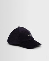 Spencer - Casquette de sport en velours côtelé bleu marine