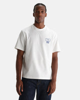 Dean - Off White Grid Sketch Graphic T-Shirt