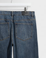 Felix - Mid Blue Wash Selvedge Loose Fit Denim Jeans