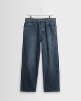 Felix - Mid Blue Wash Selvedge Loose Fit Denim Jeans
