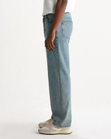 Felix – Blaue Selvedge Loose Fit Jeans mit Waschung