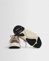Flower Mountain - Baskets Yamabushi en daim de vachette beige et gris