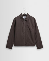 Lytton - Charcoal Crinkle Nylon Overshirt