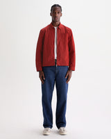 Lytton - Red Crinkle Nylon Overshirt