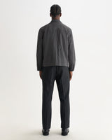 Lytton - Charcoal Crinkle Nylon Overshirt