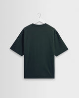Milton - T-shirt en coton biologique émérisé vert foncé