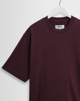 Milton - Dark Purple Emorised Organic Cotton T-Shirt