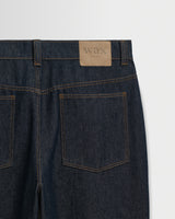 Ramsdale - Dark Indigo Rinse Barrel Fit Denim Jeans