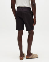 Trinity - Black Cotton Tencel Shorts
