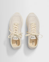 Walsh - Off White And White Suede Ensign Trainers