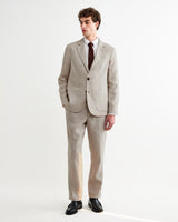 wax london men's Alp - Natural Linen Trousers