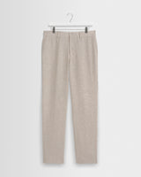 wax london men's Alp - Natural Linen Trousers