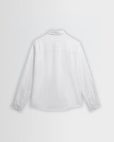 wax london men's Dartford - White Washed Linen Shirt