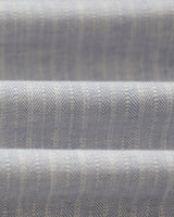 wax london men's Eldon - Light Blue Herringbone Cotton Jacket