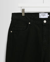 wax london men's Felix - Black Loose Fit Denim Jeans