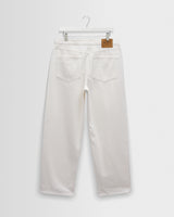 wax london men's Felix - Off White Loose Fit Denim Jeans