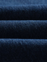 wax london men's Felix - Vintage 90s Blue Wash Loose Fit Denim Jeans