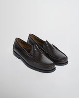 wax london men's G.H. Bass – Chocolate Easy Weejuns Larson Leather Penny Loafers