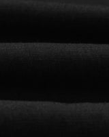 wax london men's Glencoe - Black Washed Linen Loose Fit Trousers