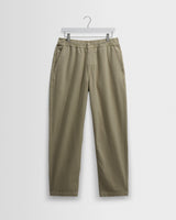 wax london men's Kurt - Light Khaki Organic Cotton Trousers