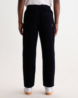 wax london men's Kurt - Navy Cotton Corduroy Trouser