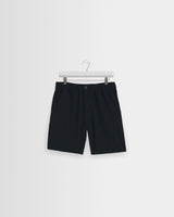 wax london men's Kurt - Navy Organic Cotton Twill Shorts