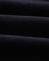 wax london men's Kurt - Navy Washed Linen Shorts