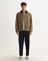 wax london men's Landor - Light Khaki Canvas Jacket