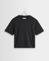 wax london men's Mark - Washed Black Compact Cotton T-Shirt