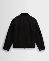 wax london men's Mason - Black Peached Canvas Work Jacket
