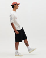wax london men's Milton - Ecru Sun Doodle Organic Cotton Graphic T-Shirt