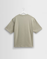 wax london men's Milton - Light Sage Organic Emorised Cotton T-Shirt