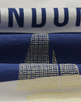 wax london men's Milton - Off White Embroidered Sailing Graphic T-Shirt