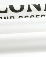 wax london men's Milton - Off White Stacked Text Graphic Organic Cotton T-Shirt