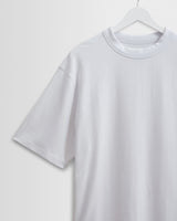 wax london men's Milton - White Organic Compact Cotton T-Shirt