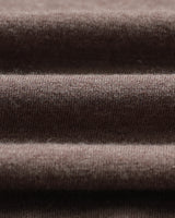 wax london men's Naples - Brown Marl Worsted Wool Knitted Polo