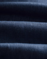 wax london men's Pavillion - Mid Blue Linen Tie