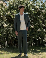 Alp - Dark Green Linen Trousers