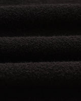 wax london men's Siena - Black Boucle Knitted Polo Shirt