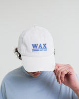 wax london men's Spencer - Off White Cotton Sports Cap