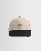 wax london men's Spencer - Stone/Navy Cotton Sports Cap