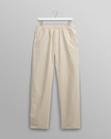 wax london men's Tyne - Natural Linen Ripstop Trousers