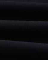wax london men's Tyne - Navy Cotton Poplin Loose Fit Trousers