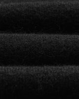 wax london men's Wilde - Black Fluffy Wool Crewneck