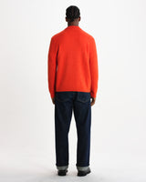 Ashford - Oranges Polo aus flauschiger Wolle