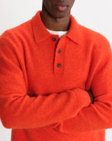 Ashford - Oranges Polo aus flauschiger Wolle