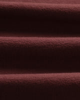 Dean - Maroon Textured Organic Cotton T-Shirt