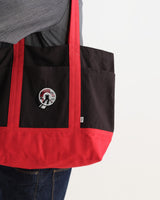 Truman - Black And Red Camden Canvas Tote Bag
