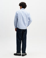 Dartford - Blue Stripe Cotton Shirt