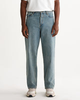 Felix – Blaue Selvedge Loose Fit Jeans mit Waschung